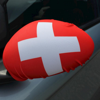 Aussenspiegel-Verkleidung "Schweiz" 2er-Set